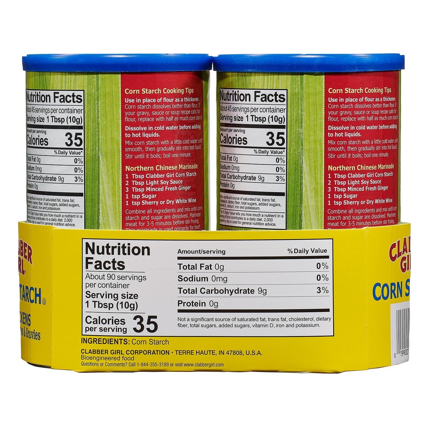 Corn Starch – 16 oz 2-Pack