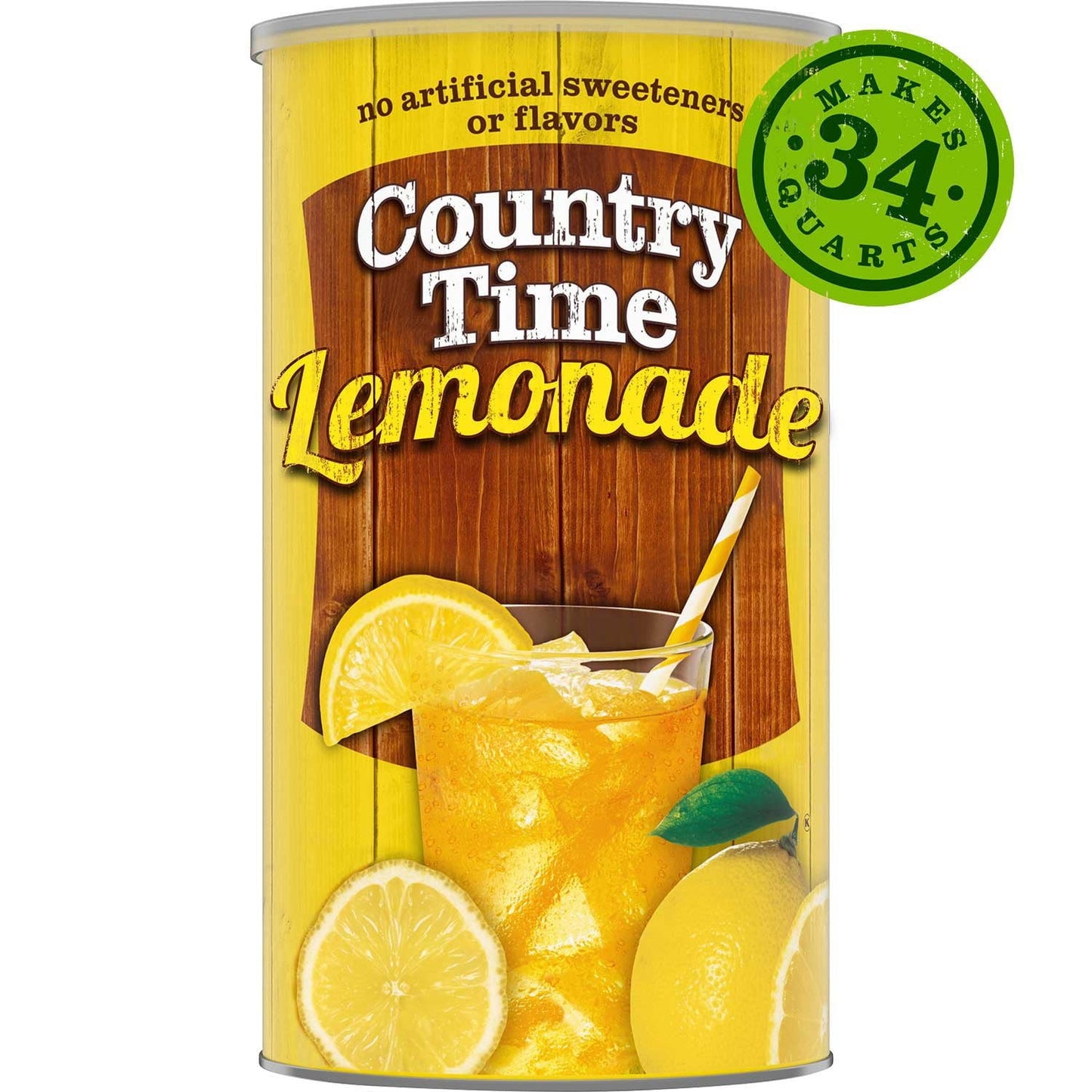 Country Time Naturally Flavored Lemonade Powdered Drink Mix – 82.5 oz Canister