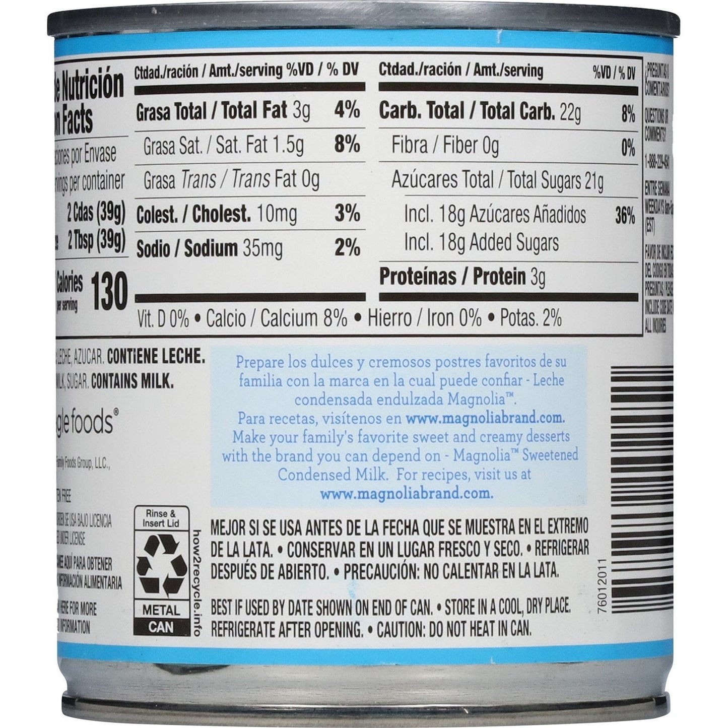 Magnolia Sweetened Condensed Milk, 14 oz., 6 pk.