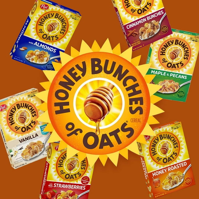 Post Honey Bunches of Oats with Almonds – 48 oz Value Pack