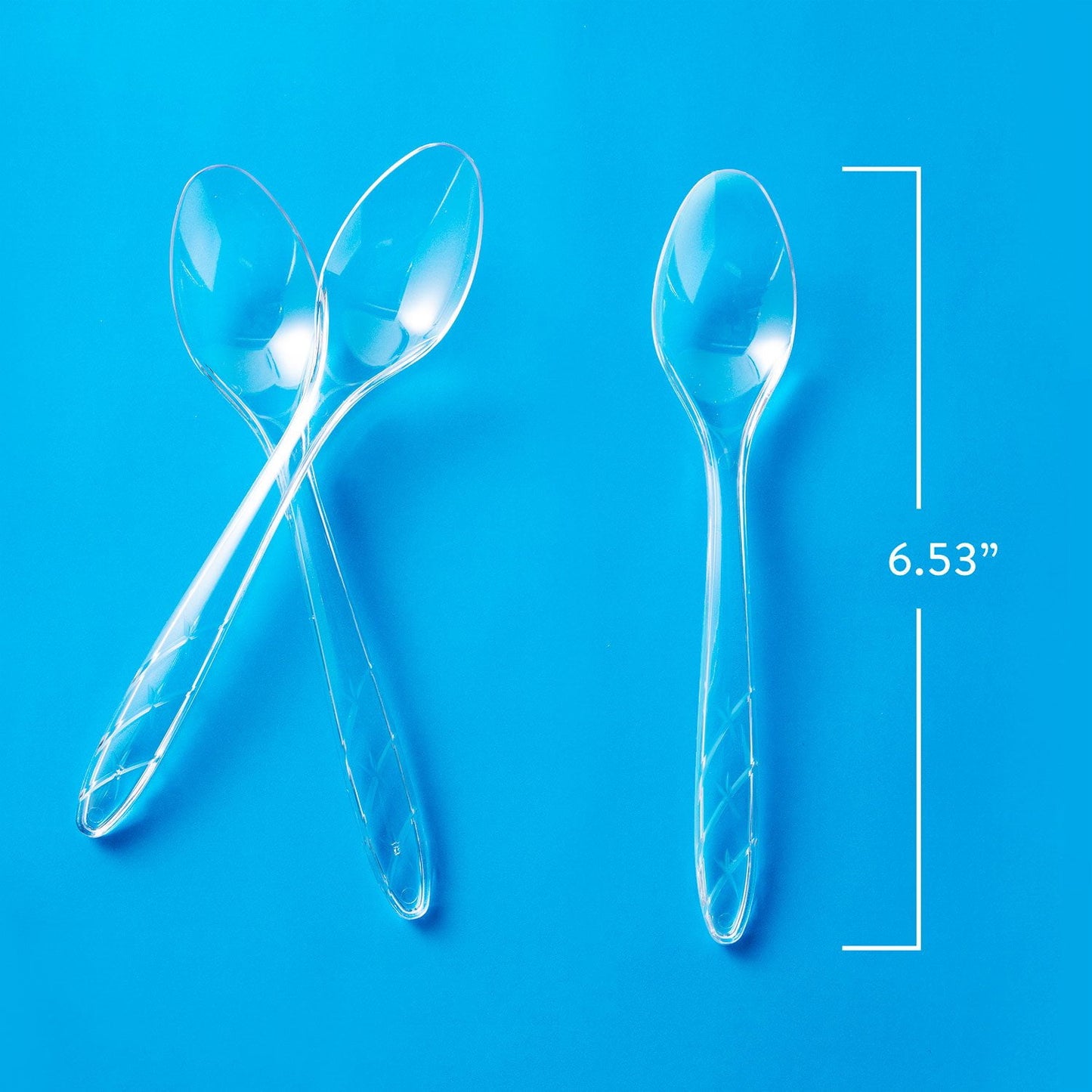 Member’s Mark Clear Plastic Spoons – Heavyweight, 300-Count Pack