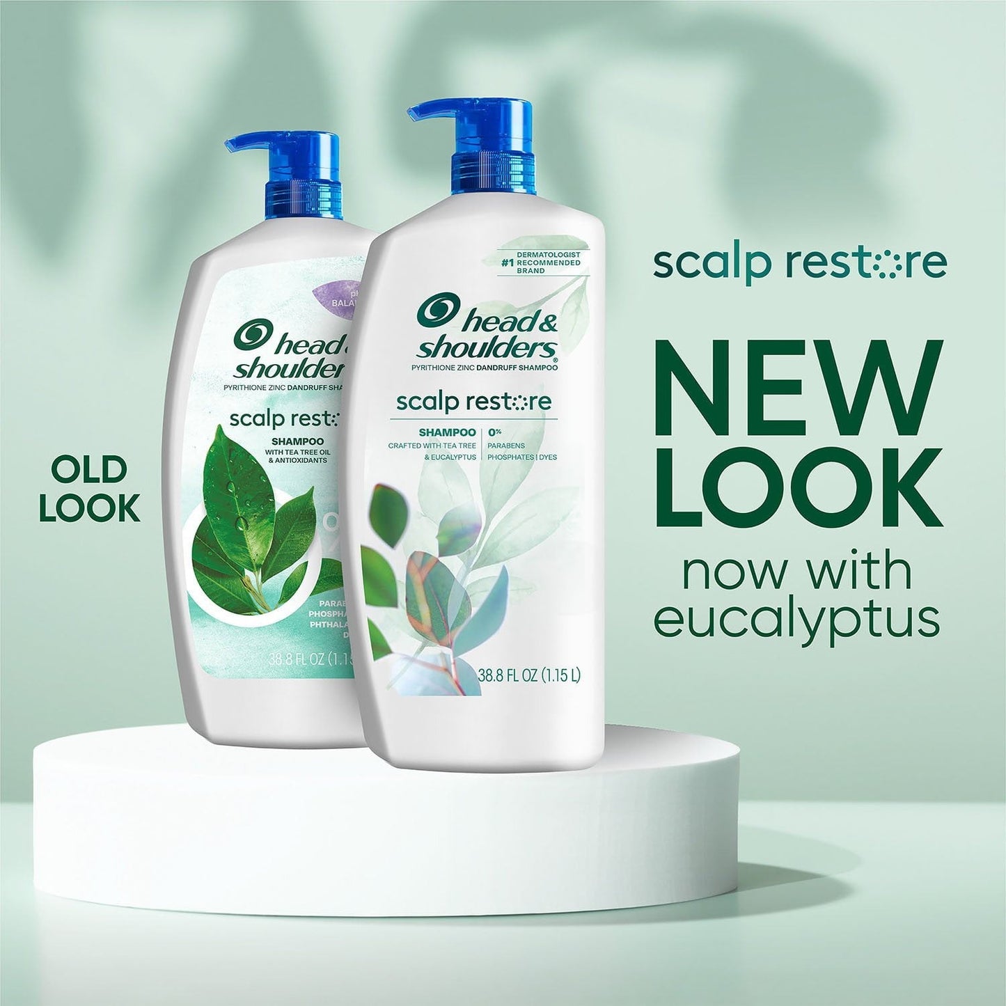Anti-Dandruff Shampoo with Tea Tree & Eucalyptus – 38.8 fl oz