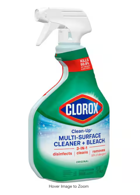 Clean-Up 128 oz. Original Scent All-Purpose Cleaner with Bleach Spray Refill
