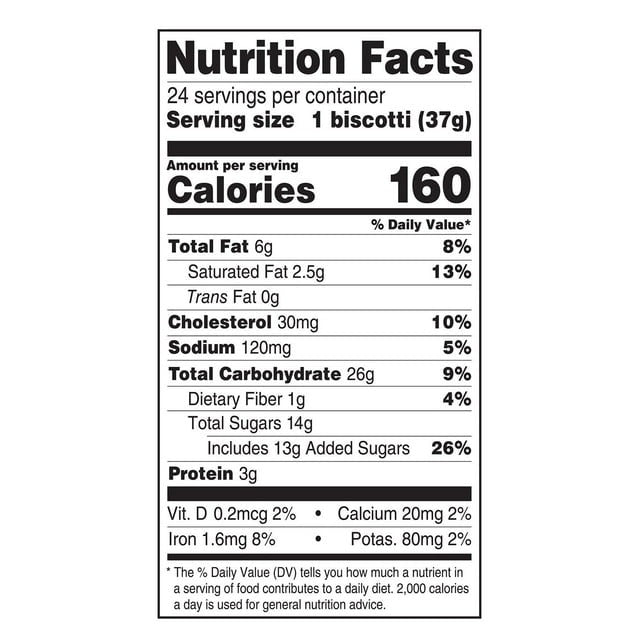 Nonni’s Almond Chocolate Biscotti – 24 Individually Wrapped Cookies