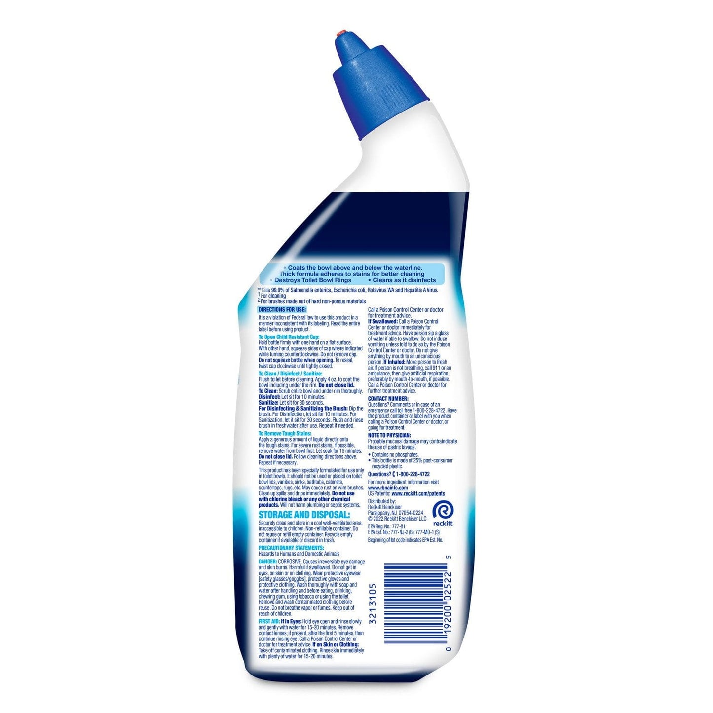 Lysol Advanced Toilet Bowl Gel Cleaner – 32 fl oz (4-Pack)
