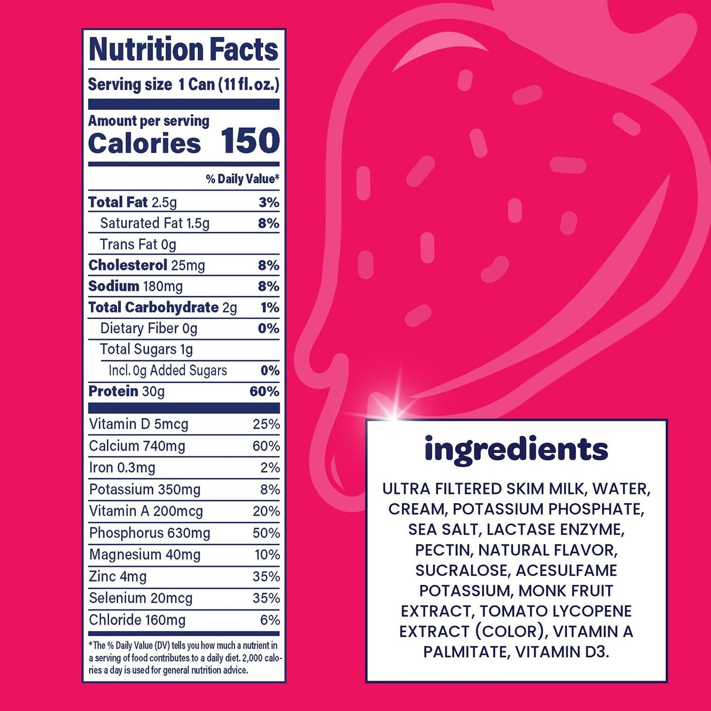 Nurri 30g Protein Strawberry Milk Shake 11 fl. oz., 12 pk.