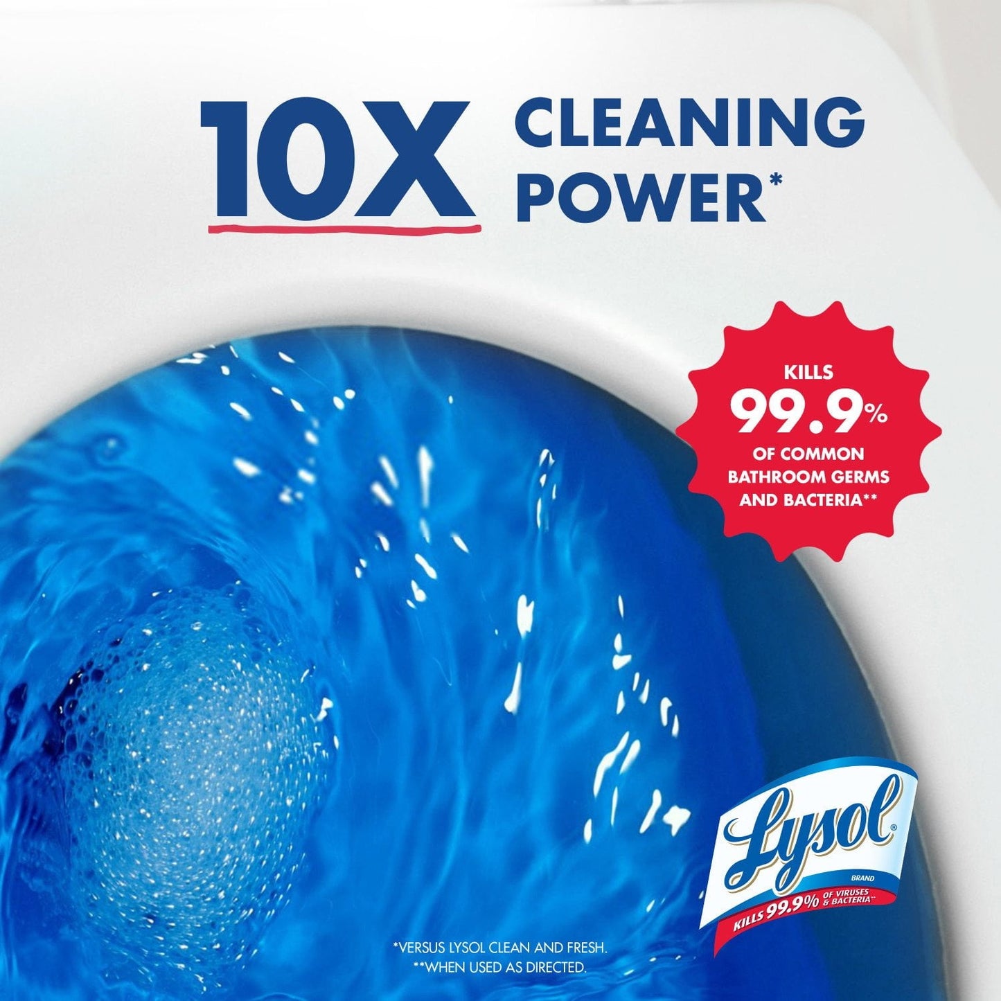 Lysol Advanced Toilet Bowl Gel Cleaner – 32 fl oz (4-Pack)