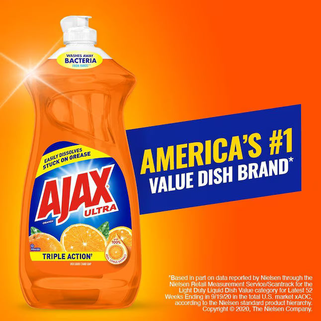 AJAX 28-fl oz Orange Dish Soap