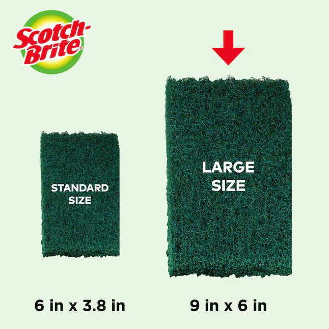 Scotch-Brite Heavy Duty Poly fiber Scouring pad 8 -Pack