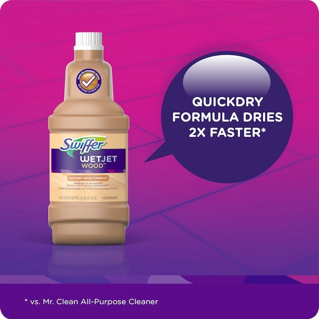 Swiffer WetJet Wood Refill Original Liquid Floor Cleaner 2 -Count