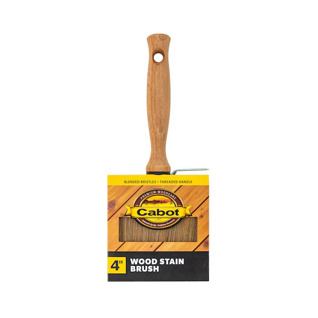 Cabot 4-in Reusable Flat Stain Brush