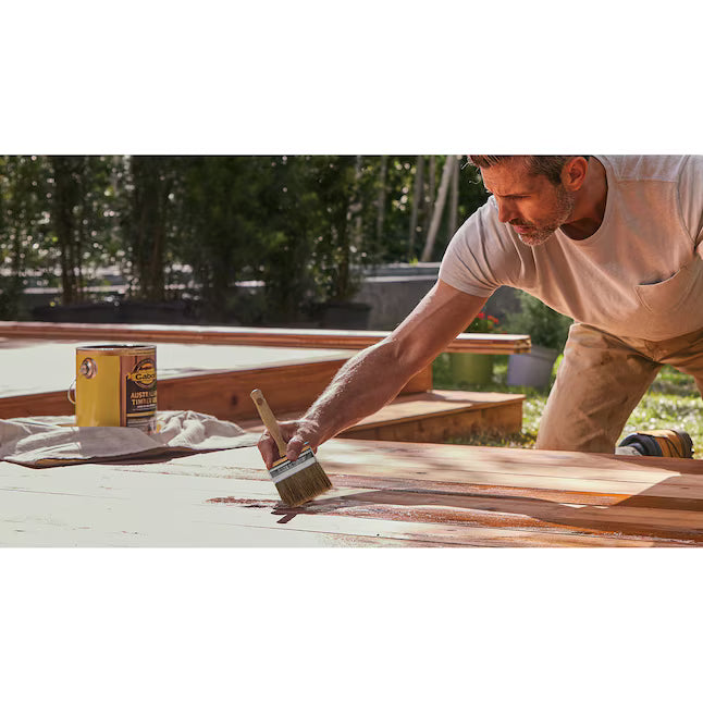 Cabot 4-in Reusable Flat Stain Brush