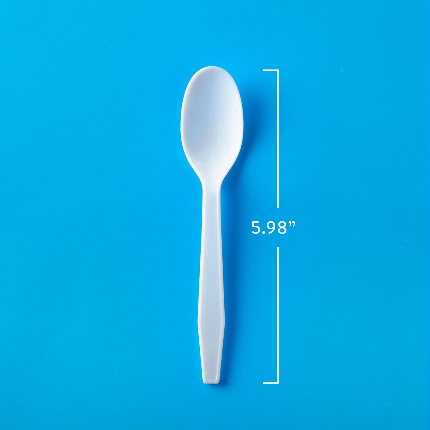 Member’s Mark Heavy-Weight White Plastic Spoons – 600 Count Bulk Pack