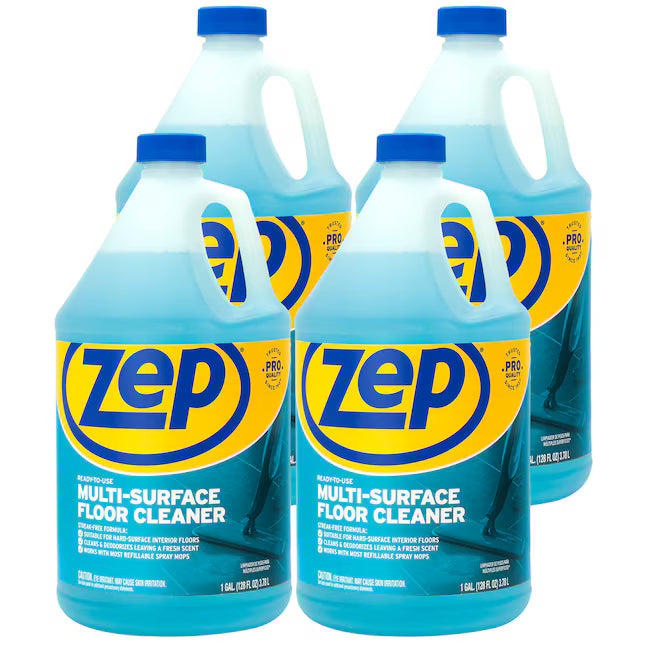 Zep 128 oz Multi-Surface Floor Cleaner RTU(Case of 4) Floral Liquid Floor Cleaner 128 -fl oz 4 -Pack