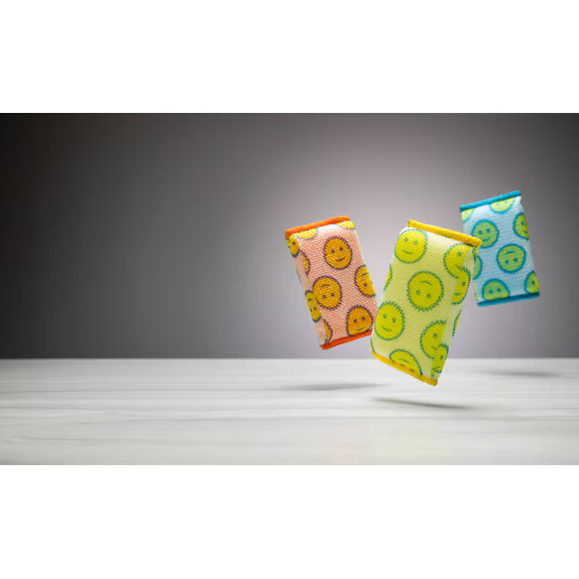 Scrub Daddy Scour Daddy Polymer foam Scouring pad 3 -Pack