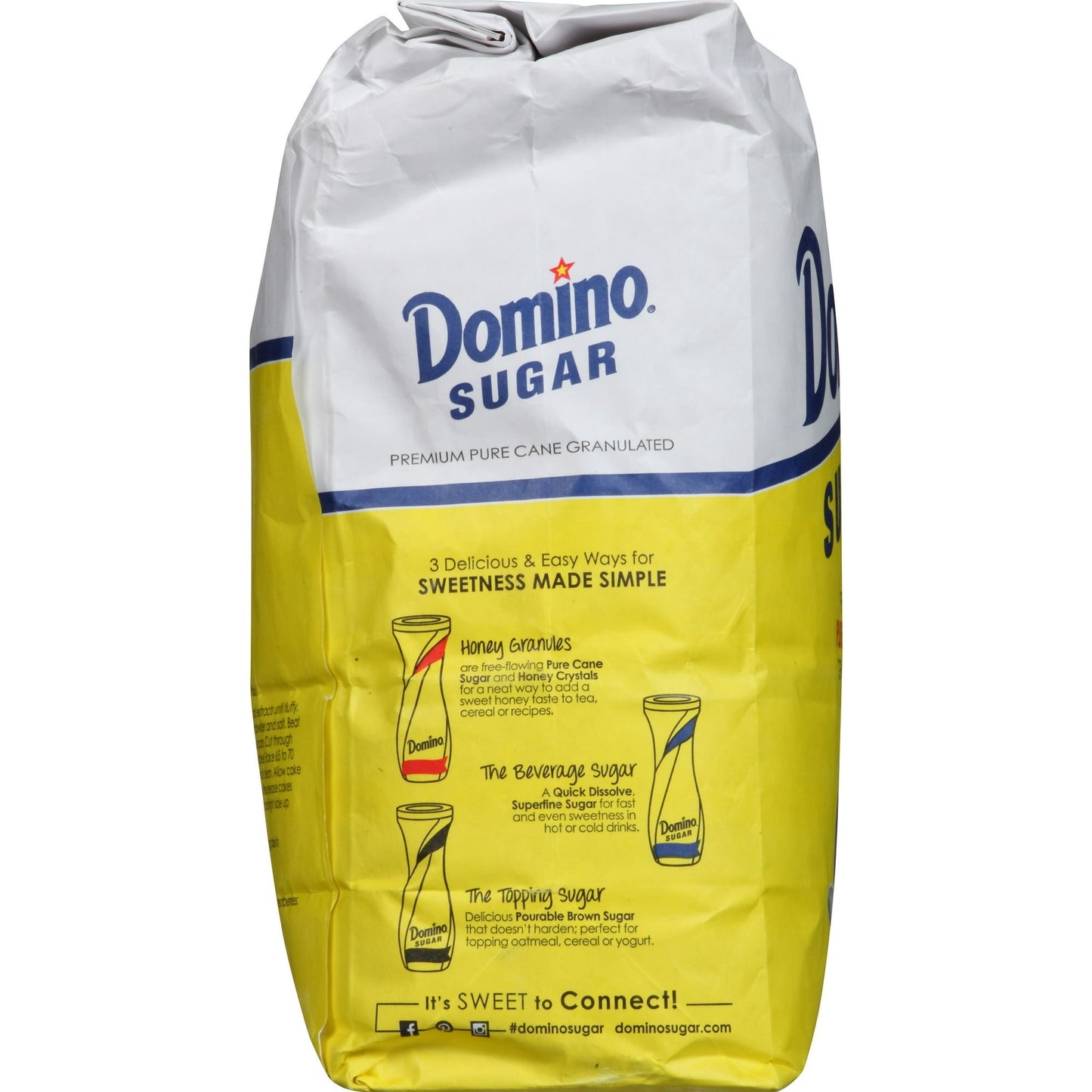 Domino Granulated Sugar – Pure White Sugar for Baking, Cooking & Beverages