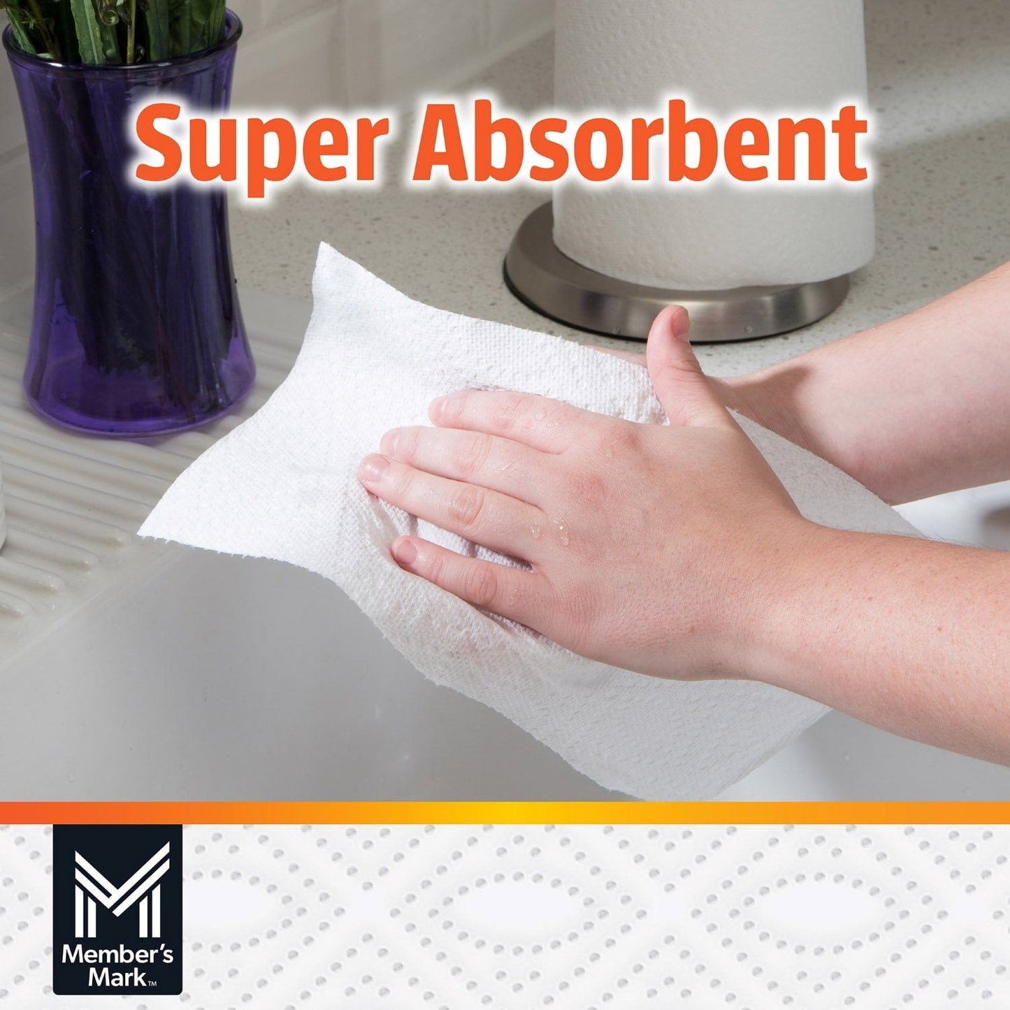 Member's Mark Select & Tear 2-Ply Paper Towel 15 rolls, 150 sheets/roll