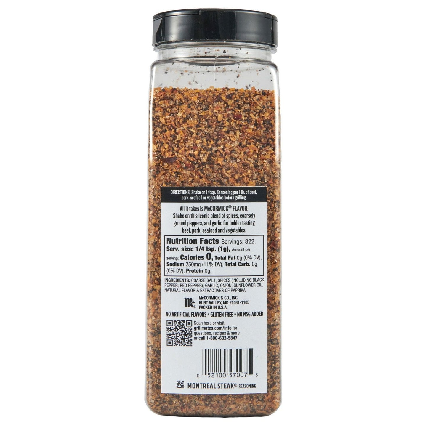 McCormick Grill Mates Montreal Steak Seasoning, 29 oz.
