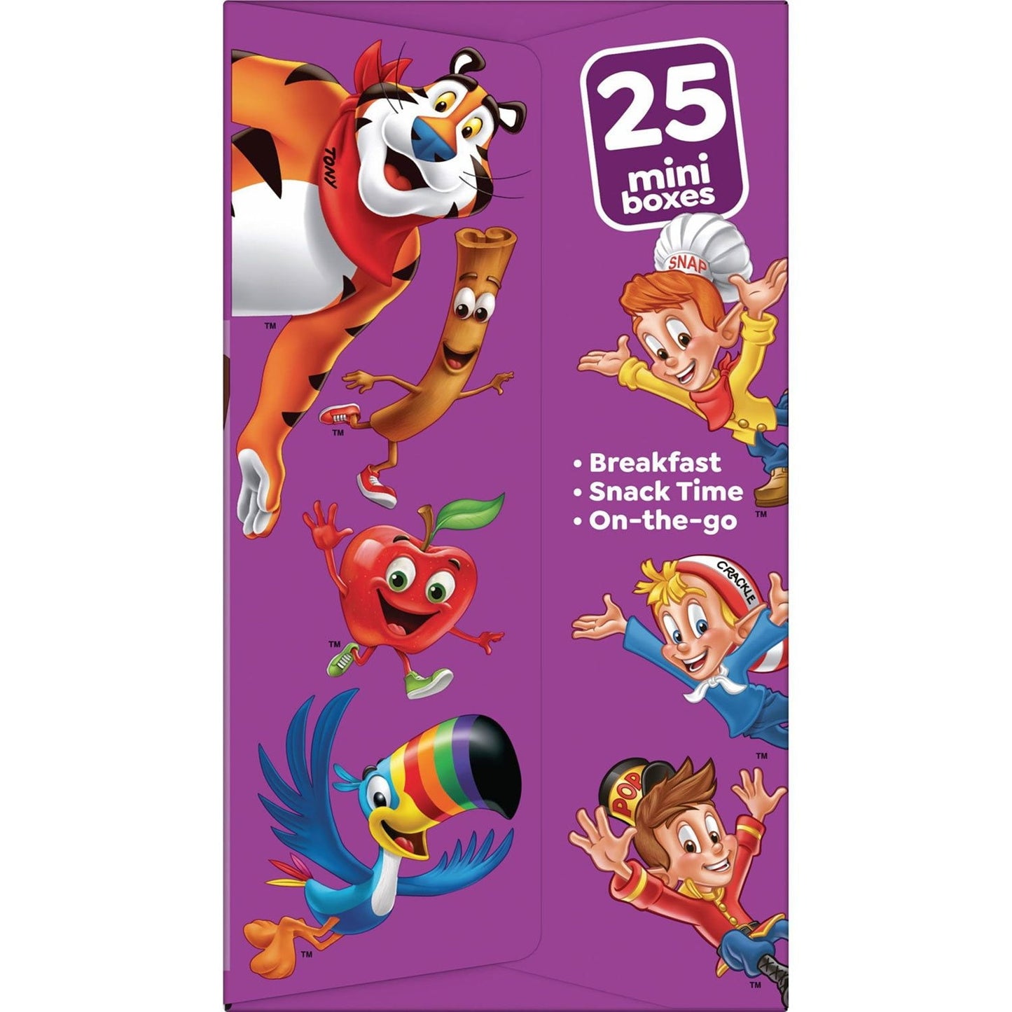Assorted Cereal Variety Pack – 25-Pack Single-Serve Breakfast Boxes