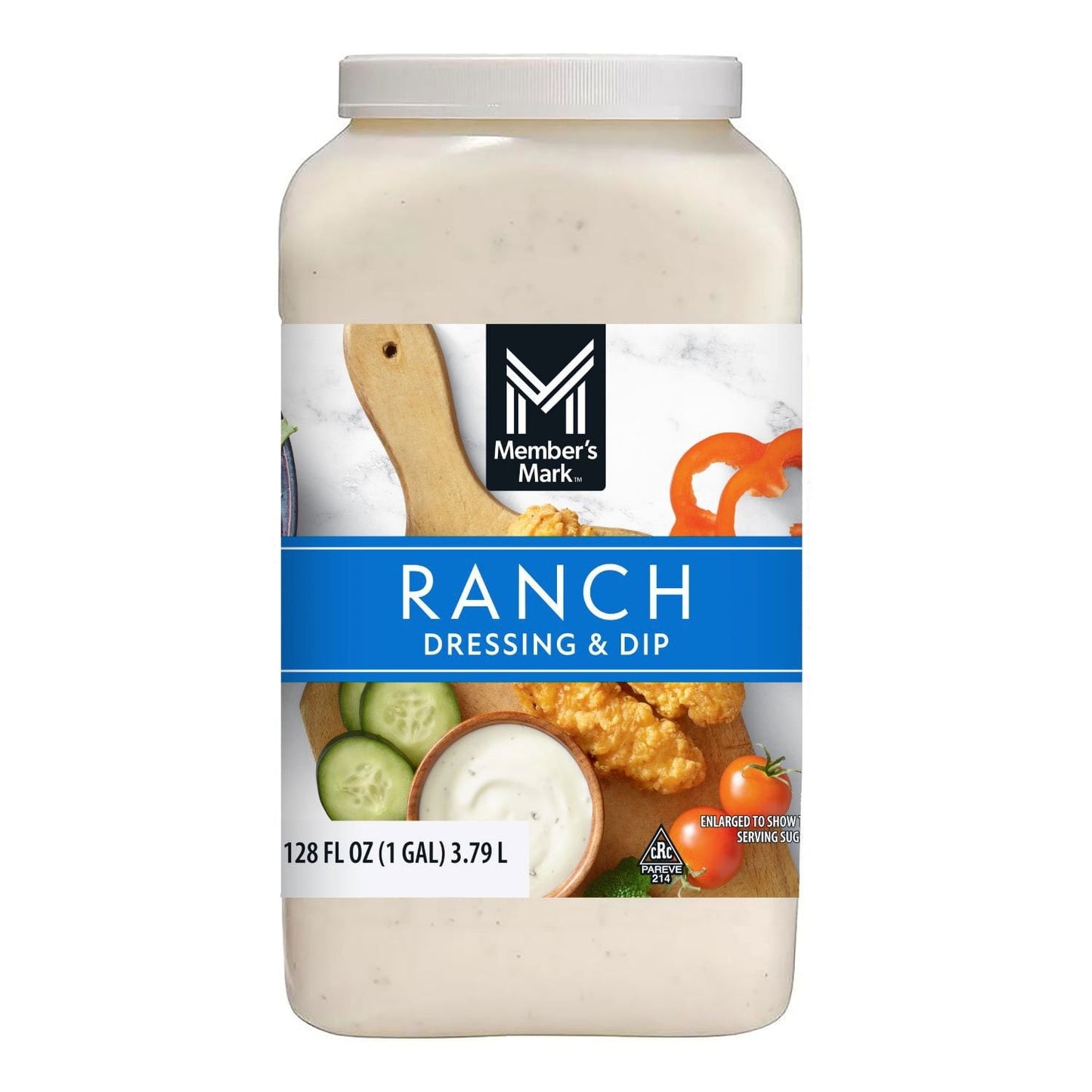 Member's Mark Creamy Ranch Dressing, 1 Gallon – Gluten-Free, Vegetarian Friendly