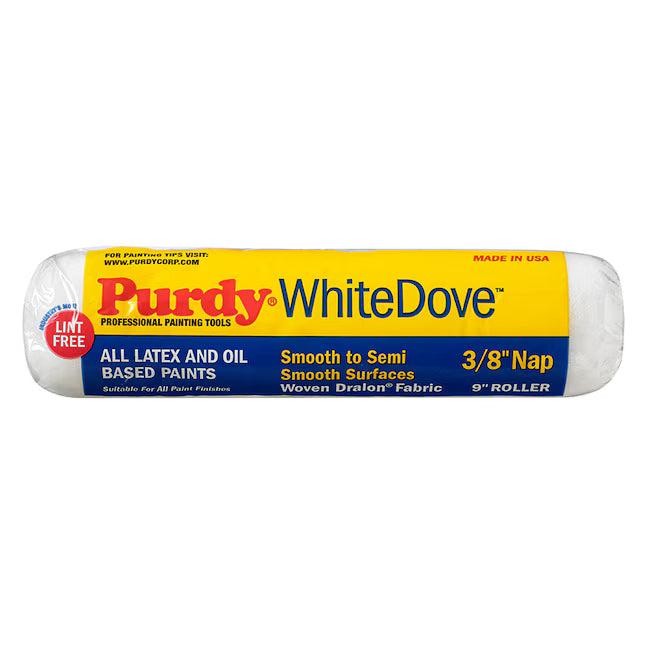 Purdy 9-in x 3/8-in Nap WhiteDove Standard Woven Paint Roller Cover