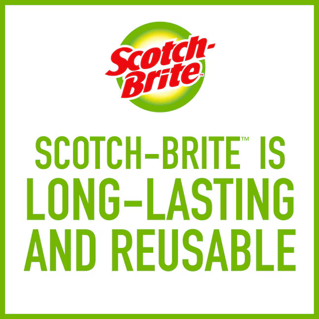 Scotch-Brite Scrubber Stainless steel Scouring pad 3 -Pack