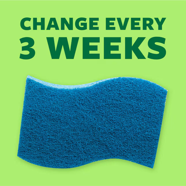 Scotch-Brite Non-Scratch Cellulose Sponge with scouring pad 3 -Pack