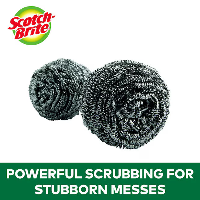 Scotch-Brite Scrubber Stainless steel Scouring pad 3 -Pack
