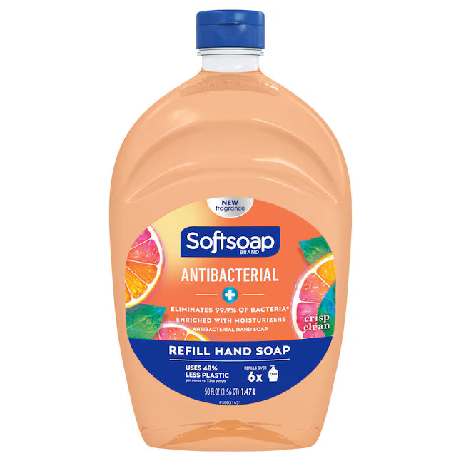 Softsoap Crisp Clean 50 -fl oz Crisp Clean Antibacterial Hand Soap