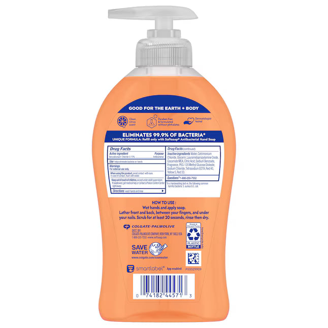Softsoap 11.25 -fl oz Crisp Clean Antibacterial Hand Soap