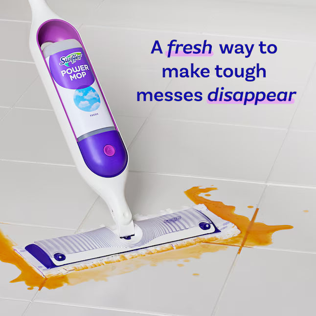 Swiffer Power Mop Refill Fresh Spray Floor Cleaner 2 -Count