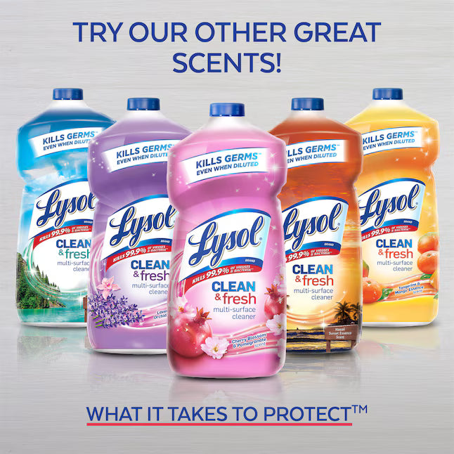 LYSOL 144 -oz Lavender and Orchid Disinfectant Liquid All-Purpose Cleaner