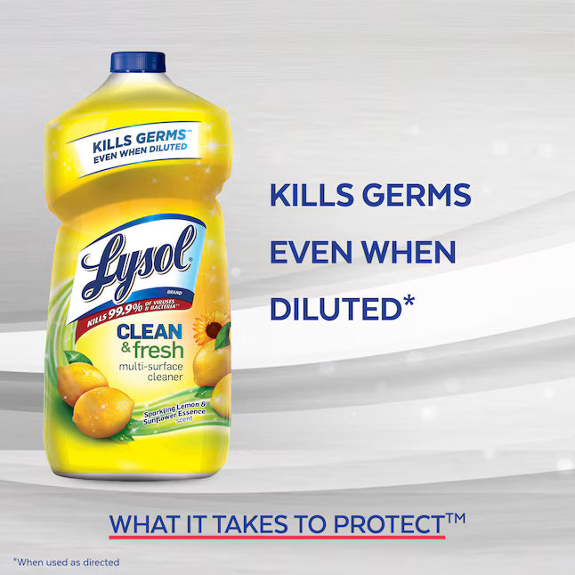 LYSOL 144 -oz Lavender and Orchid Disinfectant Liquid All-Purpose Cleaner