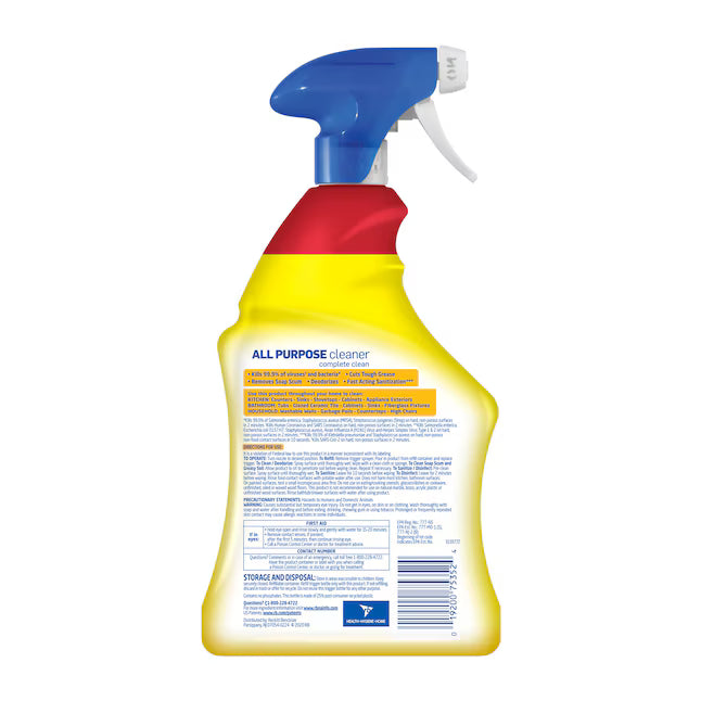 LYSOL 32 -oz Lemon Breeze Disinfectant Liquid All-Purpose Cleaner