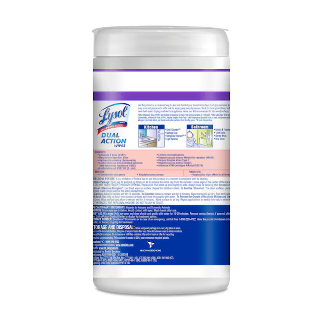 LYSOL 75 -Count Citrus Disinfectant Wipes All-Purpose Cleaner