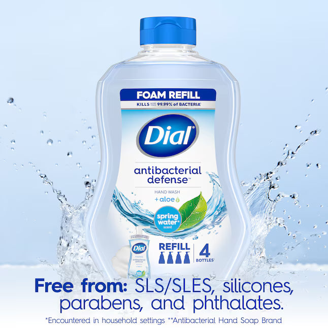 Dial 30 -fl oz Spring Water Antibacterial Foaming Hand Soap