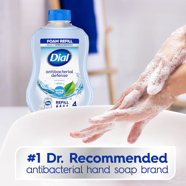 Dial 30 -fl oz Spring Water Antibacterial Foaming Hand Soap