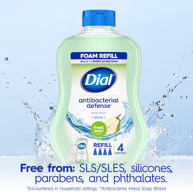 Dial 30 -fl oz Fresh Pear Antibacterial Foaming Hand Soap