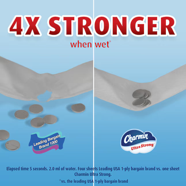 Charmin Ultra Strong Super Mega 9 -Pack 2-ply Toilet Paper