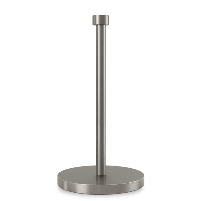 Style Selections Nickel Metal Countertop Paper Towel Holder