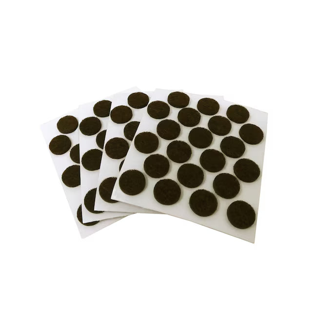 RELIABILT 84 -Pack 3/8-in Brown Round Felt furniture pads