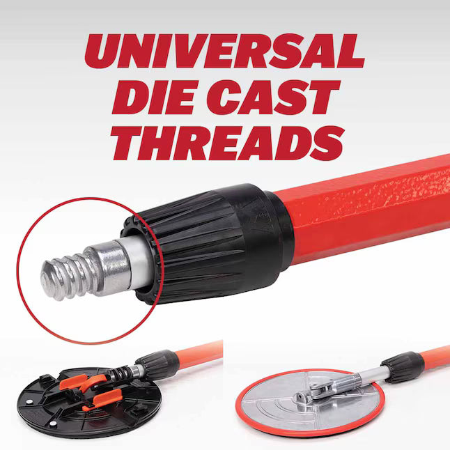 WAL-BOARD TOOLS 3-ft to 6-ft Octagon Telescoping Aluminum Extension Pole