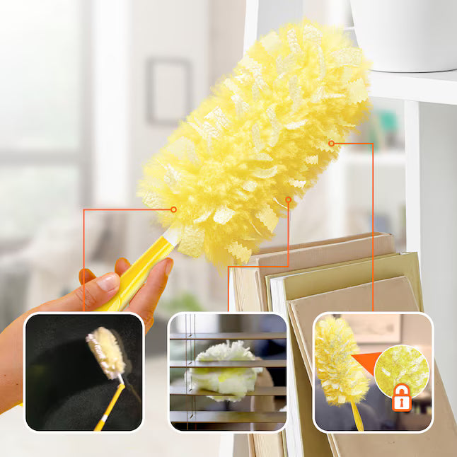 Swiffer Dusters Heavy Duty Kit Poly fiber Extendable Dusting wand