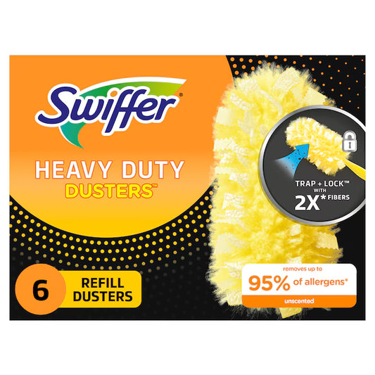 Swiffer Dusters Heavy Duty Poly fiber Refill 6 -Count