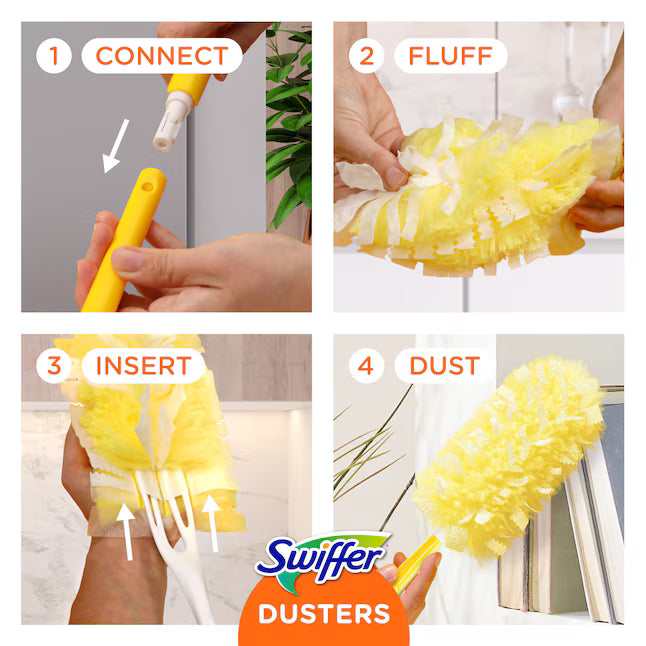 Swiffer Dusters Heavy Duty Poly fiber Refill 6 -Count