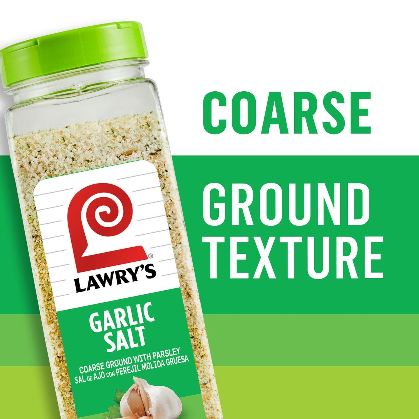 Lawry's Coarse Ground Garlic Salt with Parsley 33 oz.