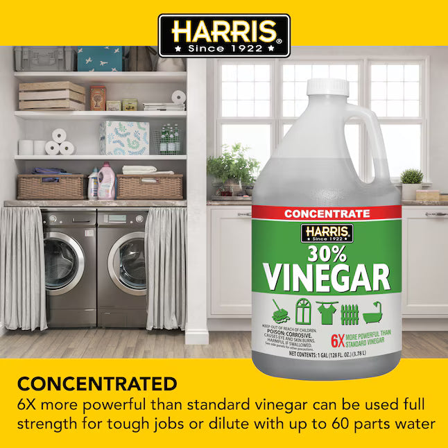 Harris Multi-Use 30 Percent Concentrated 1 -Gallon Vinegar Liquid All-Purpose Cleaner