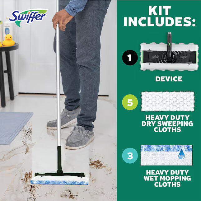 Swiffer Sweeper Sweep + Mop Deluxe Starter Kit