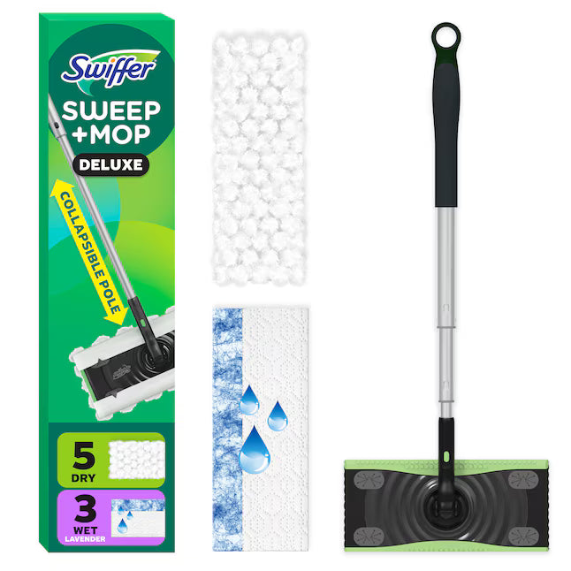Swiffer Sweeper Sweep + Mop Deluxe Starter Kit