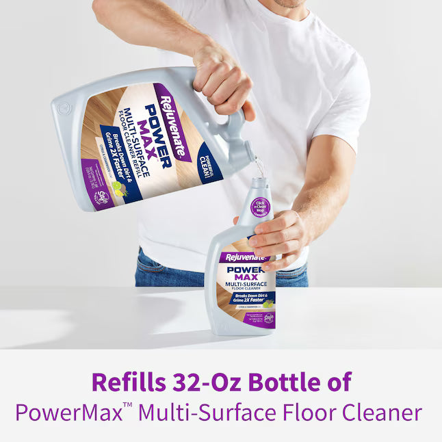 Rejuvenate Power Max Citrus and Cedarwood Liquid Floor Cleaner 128 -fl oz